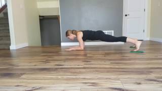 Val Slide Low Plank Single Leg Jacks