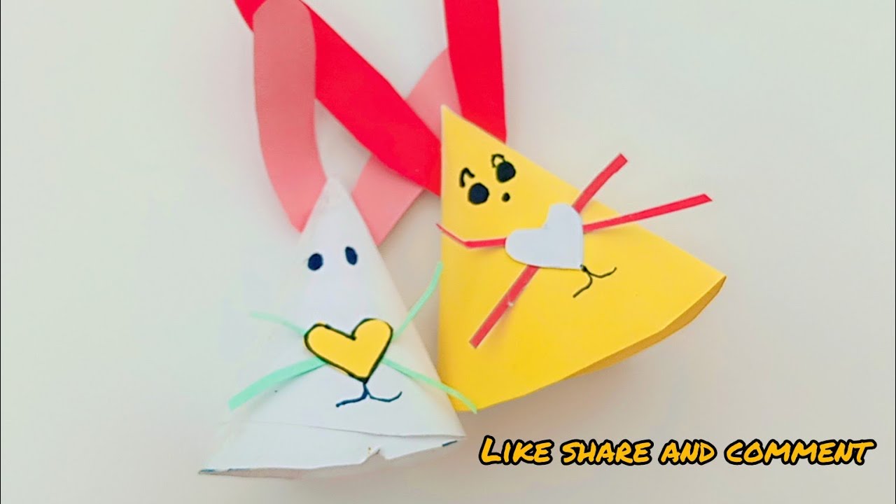 Easter Craft Ideas | Paper RABBIT | Paper Crafts easy - YouTube