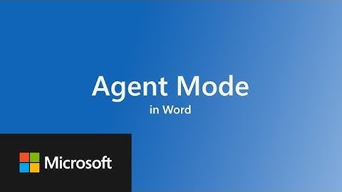 Agent Mode in Word: Edit and Format a Word Document with Copilot