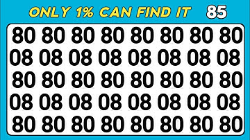 Can You Find The Odd One Out? | Number 🔢 & Letter 🔠 Edition | NeuroSnap Challenge