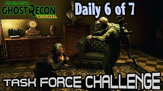 Ghost Recon Wildlands Task Force Challenge Production boss handgun headshot Daily 6/7  No Commentary