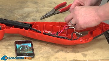 How to Replace the Battery Wiring Harness on a Black and Decker CST1200 String Trimmer (# 244432-00)