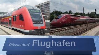 Züge Düsseldorf Flughafen✈️+Eurostar