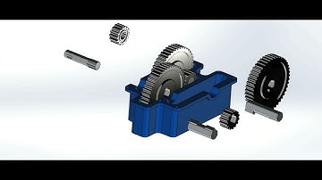 Gear Speed Reducer by Abdur Rob in solidworks