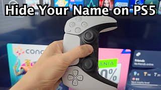 PS5 How to Hide Your Real Name!