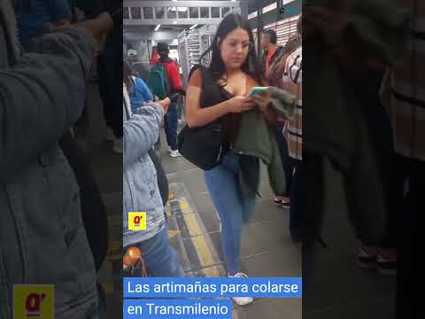 Las artimañnas para colarse en Transmilenio