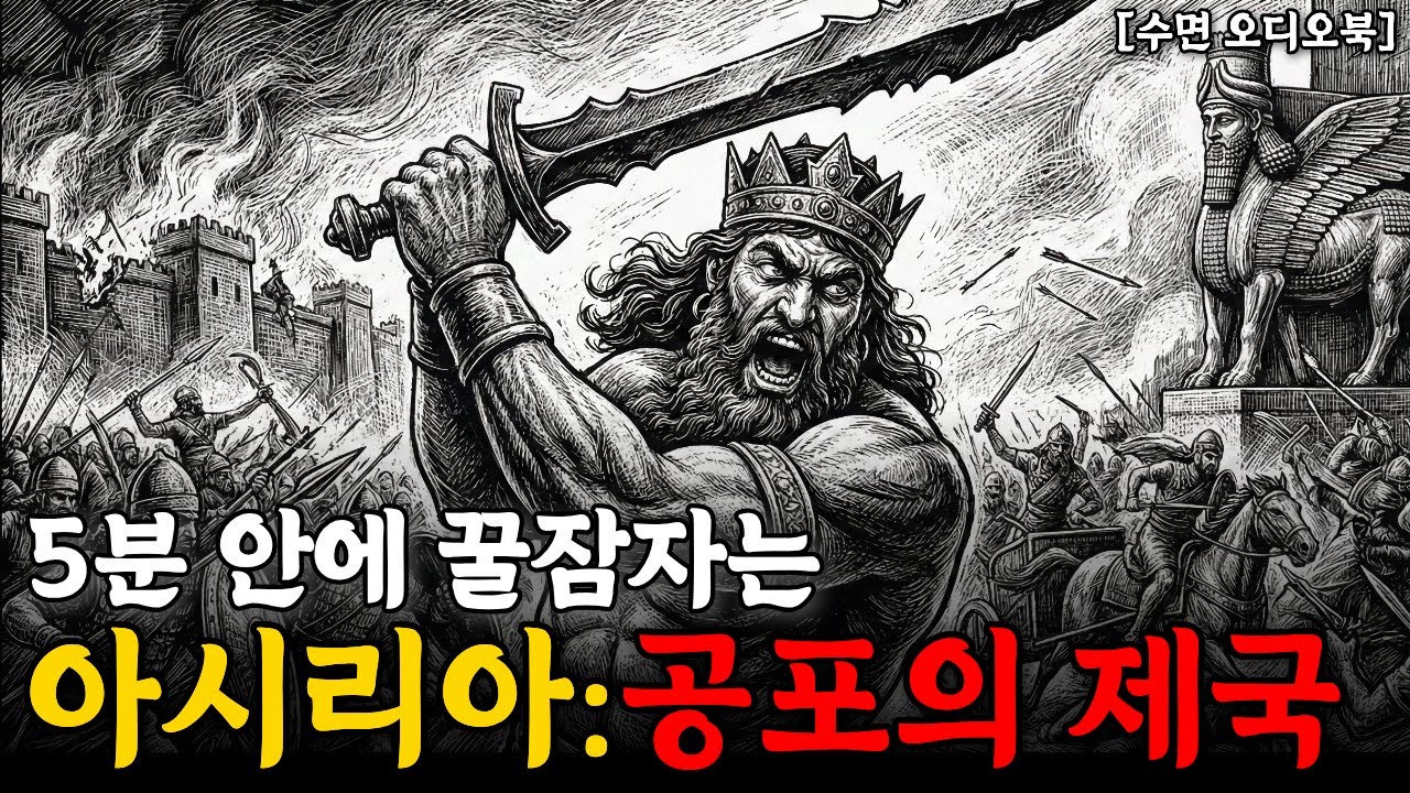 🌙들으면서 주무세요: 인류 최초의 대제국, 아시리아 2,000년 역사 | 인류 역사상 가장 잔혹한 철과 피의 연대기