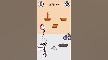 Stickman Thief Gameplay Level 99 Drain cover #shorts #gaming