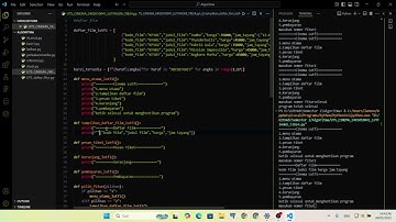 PRAKTIKUM ALGORITMA DAN STRUKTUR DATA: membuat program transaksi pembelian tiket bioskop di python