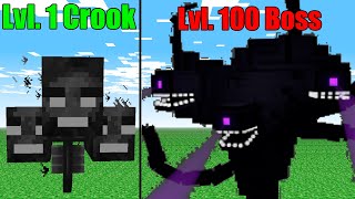 Wither Storm: Lv.1 Crook vs Lv.99 Boss - Minecraft Hardcore