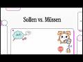 Sollen vs Müssen zwei Modalverben im Vergleich