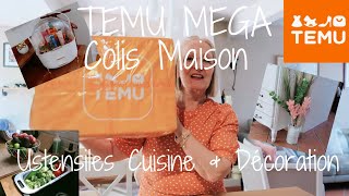 TEMU - MEGA Colis Maison - Ustensiles Cuisine & Décoration !