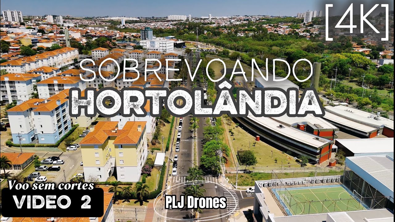 293 - 4K - Drone - Sobrevoando Hortolândia - Vídeo 2 #hortolandia #interiordesaopaulo #cidade #sp