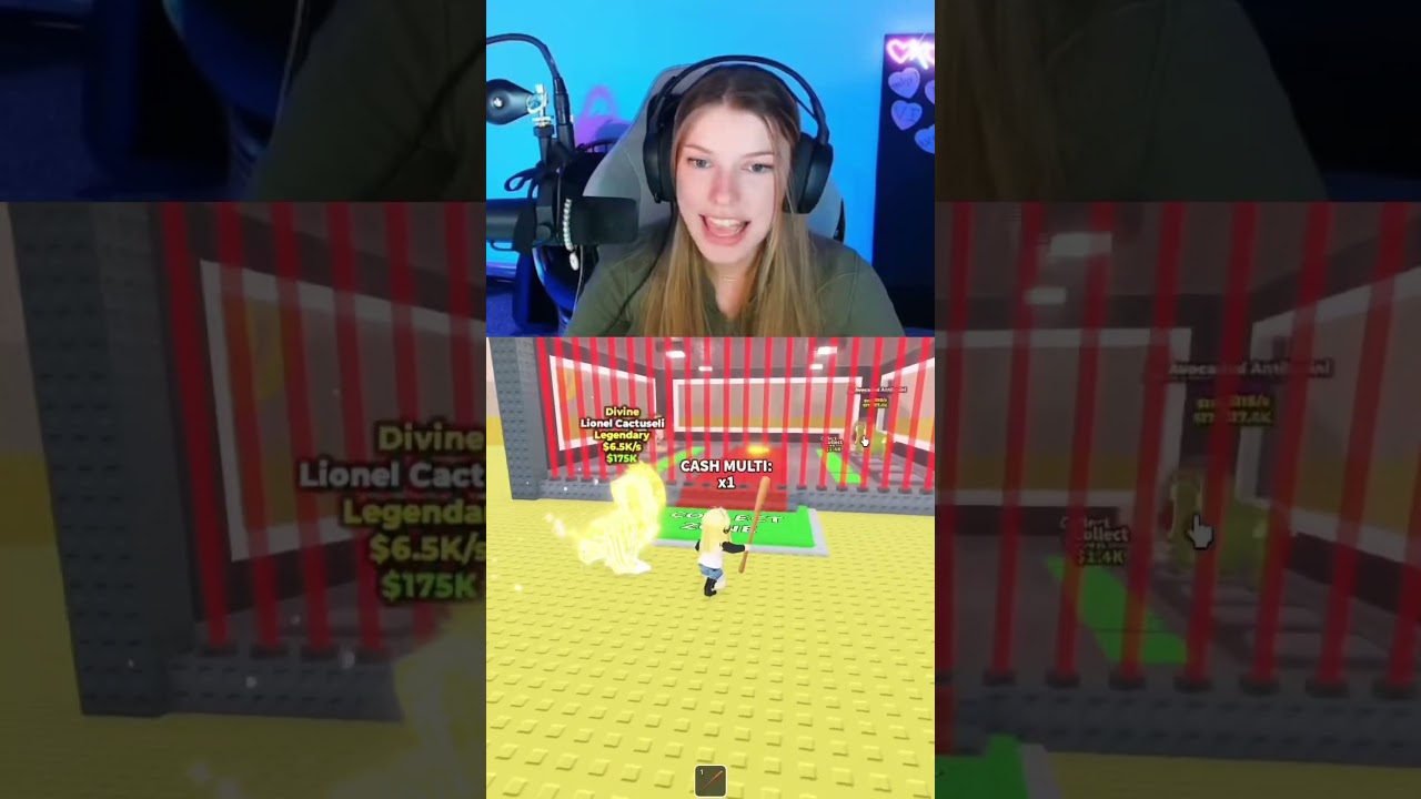 *DIVINE MODE* on Steal A BRAINROT Roblox 🦁 #shorts