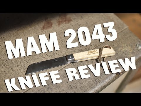 MAM Operário 2043 Sheepsfoot Liner Lock Knife Review.  Like an Opinel but from Portugal