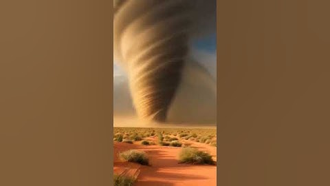 Tornado in the desert 😮🌬️😮 Ai animation video #viral #shortvideos #naturaldisaster #shorts #desert