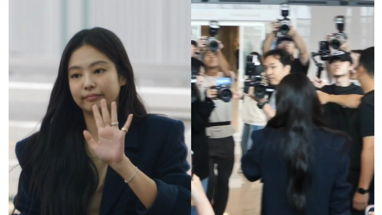 Blackpink 블랙핑크 Jennie Airport Departure 251004