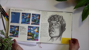 Sketchbooks from my first year at Glasgow School of Art