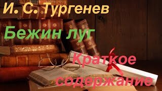 Краткое содержание произведения «Бежин луг» И. С. Тургенева