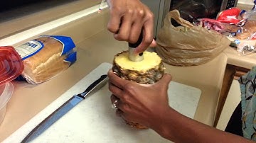 How to use a Pineapple Corer and Slicer