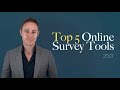 Best 5 Online Survey Tools to Check Out in 2021 | Online Survey Software