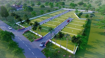 3D Residential Plots Walkthrough Animation Showreel| NA Plots Walkthrough Video.