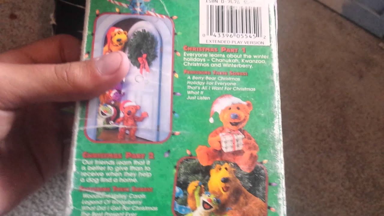 my bear in the big blue house vhs collection doovi youtube wiggles christmas