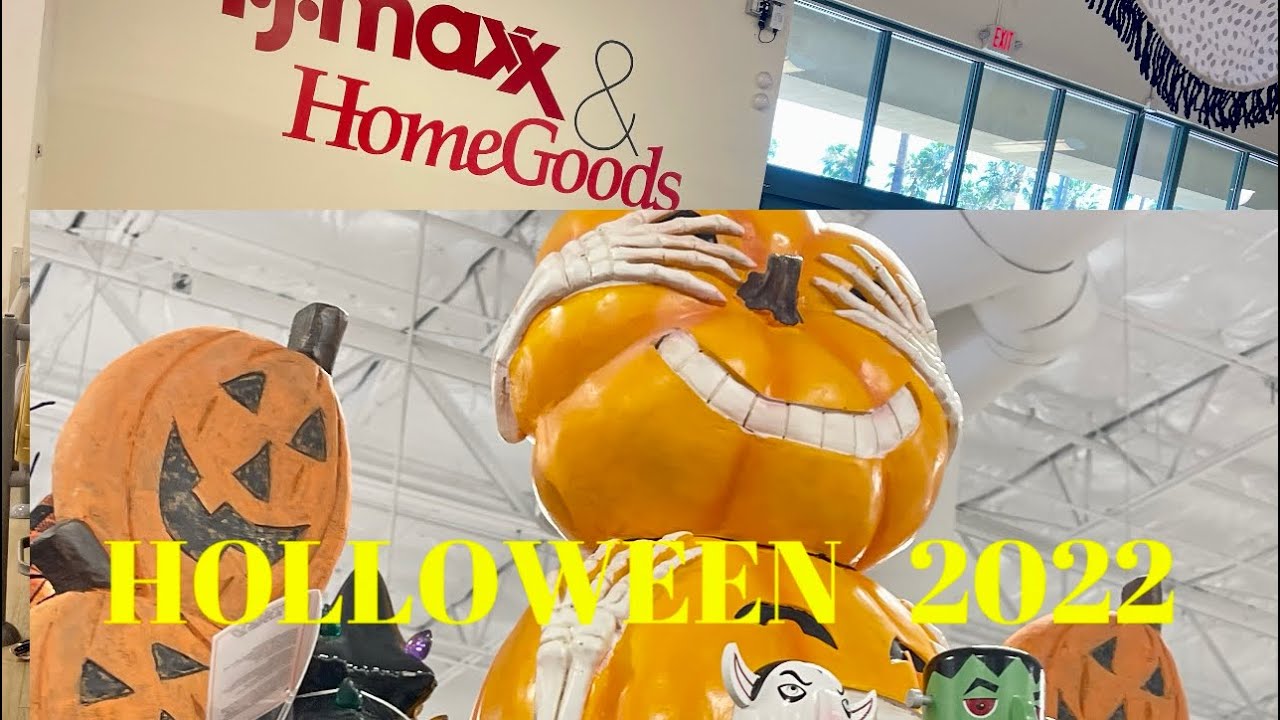 TJ MAXX & HOMEGOODS Virtual Shopping Haul Vlog/ Halloween 2022/100s