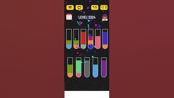 Water sort puzzle - Level 3324 #puzzle #games #level #level3324 #gaming #watersortpuzzle #gameplay