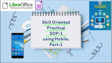 12th standard HSC (Commerce) Database concept using LibreOffice Base SOP1 using mobile phone. Part 1
