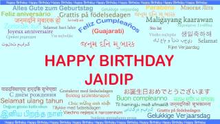 Jaidip   Languages Idiomas - Happy Birthday