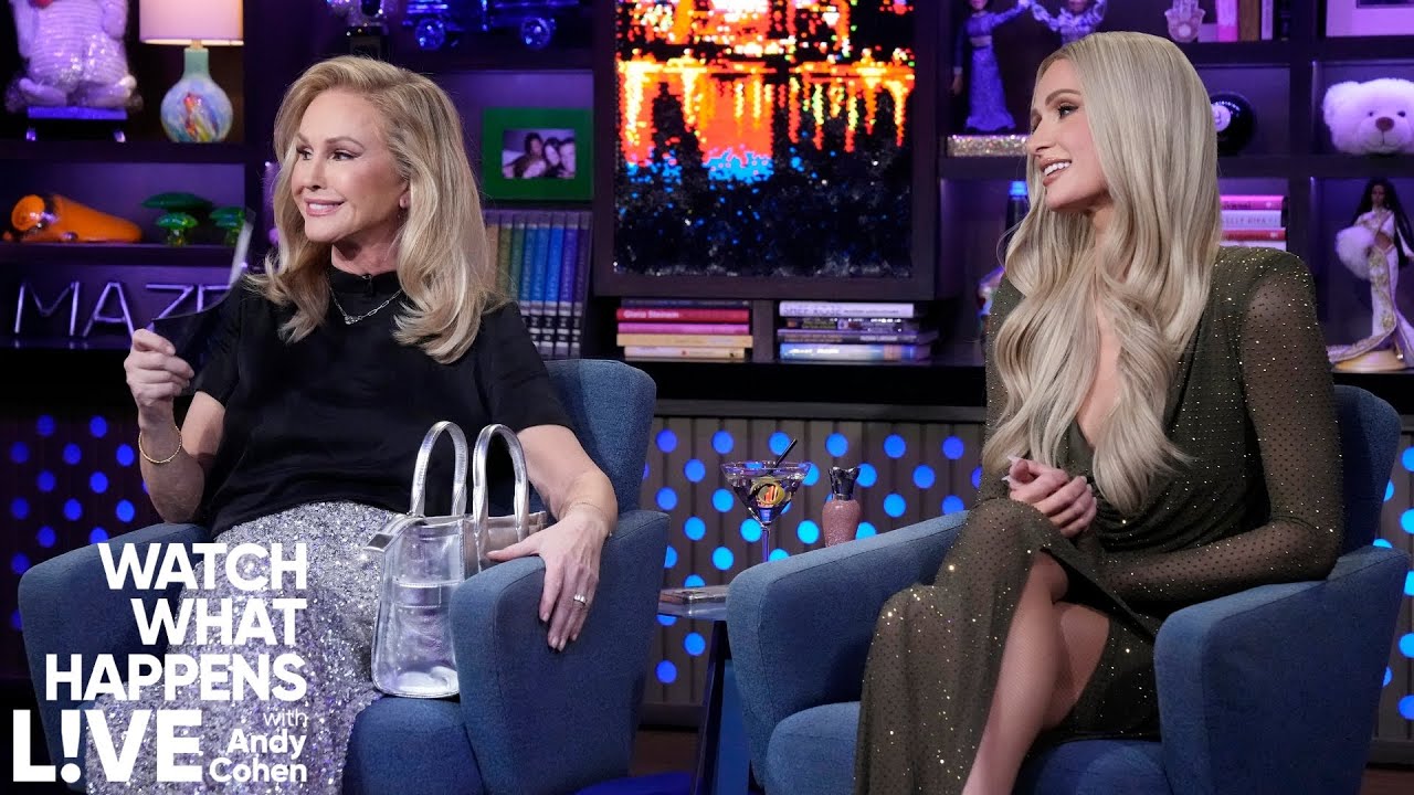 Kathy and Paris Hilton Chat about Rubbing Elbows with British Royalty | WWHL