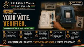 Your Vote. Verified. | How do EVM and VVPAT work | The Citizen Manual | TCM