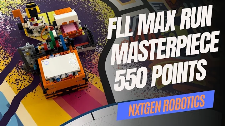 FLL MASTERPIECE 550 Point MAX RUN | FIRST LEGO League | Robot In 1 Day