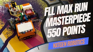 FLL MASTERPIECE 550 Point MAX RUN | FIRST LEGO League | Robot In 1 Day screenshot 4