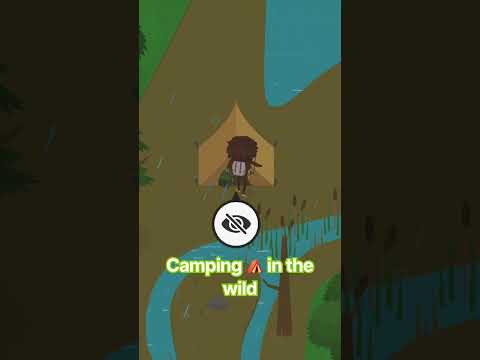 Sneaky Sasquatch - camping in the wild 😜 #sneakysasquatch