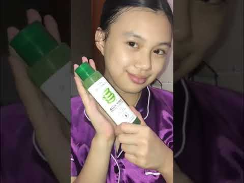 Video: Watsons Aloe Vera sulu sejas maska