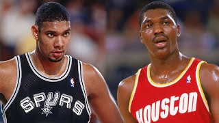 Hakeem olajuwon vs. tim duncan!