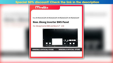 JK BMS Panel For JK 43 Inches LCD and JK Inverter BMS PB1A16S15P PB2A16S15P PB2A16S20P