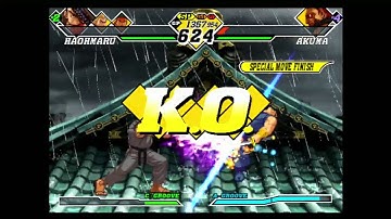 (PS3 60fps) Capcom vs. SNK 2 - beating Akuma & unlocking Groove Edit mode 1/7/17