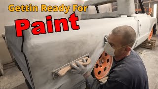 Over The Fender Garage EP82 Final Bodywork Sanding and Prepping Guild Coat For the Candy Paint Job