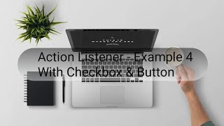 Action Listener | Example 4 | With Checkbox | by Bhaskar