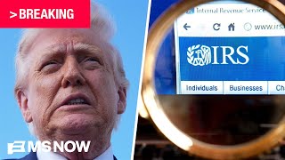 BREAKING: Trump drops $10 billion lawsuit against IRS