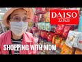Shopping and Eating in TOKYO with Mom | DAISO
