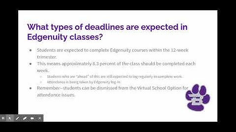 Edgenuity Overview for Students - Google Slides