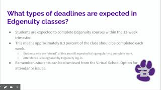 Edgenuity Overview for Students - Google Slides