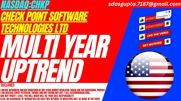 MULTI YEAR UPTREND : CHKP STOCK ANALYSIS | CHECK POINT SOFTWARE TECHNOLOGIES LTD STOCK