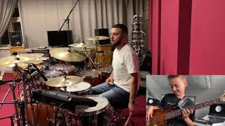 Dua Lipa LEVITATING - Abul Drums & AronTheBassist - (drum and bass cover)