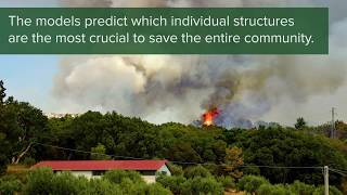 CSU civil engineering faculty models community wildfire resilience