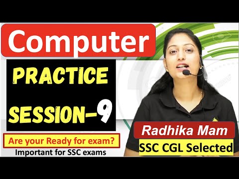 Computer Practice session part 9| SSC CGL, SSC CHSL, Delhi Police